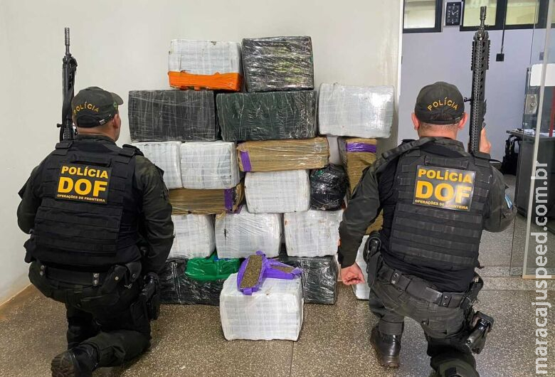  AVALIADA EM R$ 800 MIL Dois são presos com mais de 400 kg de maconha em oficina usada de entreposto 